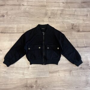 Felpa Nera Cropped Con Zip Mayoral a/i 2026.
