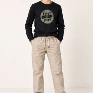 T-Shirt m/l Nera In Caldo Cotone Sarabanda a/i 2026.