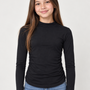 T-Shirt m/l Nera Strech Assimentrica a/i 2026.