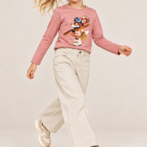 Pantalone Avorio Palazzo/Baloon Sarabanda a/i 2026.