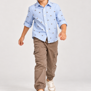 Camicia Micro Stampa Cagnolini Mayoral a/i 2026.