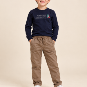 T-Shirt m/l Nera In Caldo Cotone Aeronautica Militare a/i 2026.