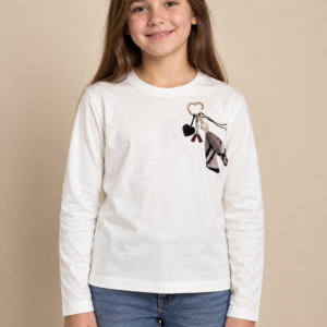 T-Shirt m/l In Caldo Cotone Con Stampa Charms Sarabanda a/i 2026.